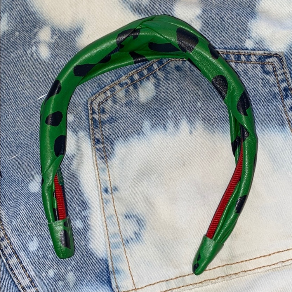 NWT never worn leather Headband Clare V x Anthro